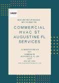 Reasons Why You Need The Commercial HVAC St Augustine FL Services? PowerPoint PPT Presentation