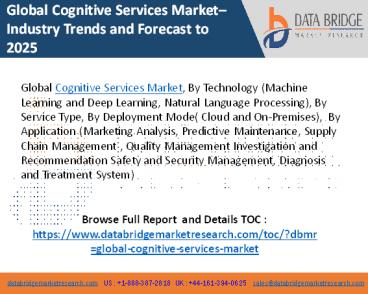 Cognitive services market