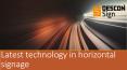 Latest Technology Used for Horizontal Signage PowerPoint PPT Presentation