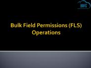 Bulk Field Permissions (FLS) Operations in Salesforce