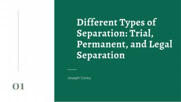 DIFFERENT TYPES OF SEPARATION TRIAL PERMANENT AND LEGAL visual data 2