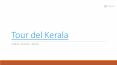 Tour del Kerala PowerPoint PPT Presentation