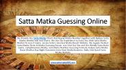 Satta Matka Guessing