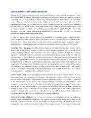 MEDICAL ALERT SYSTEM: MARKET LEADERSHIP