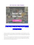 Buy And Sell Video Games
