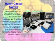 Hyper Casual Games