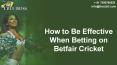 Obtain Conveniently Free Cricket Betting Techniques at The CBTF PowerPoint PPT Presentation