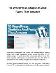 10 WordPress Statistics And Facts That Amazes PowerPoint PPT Presentation