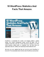 10 WordPress Statistics And Facts That Amazes