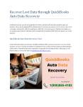 QuickBooks Auto Data Recovery Recover Lost Data PowerPoint PPT Presentation