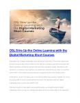 OSL Stirs Up the Online Learning with the Digital Marketing Short Courses PowerPoint PPT Presentation