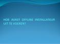 HOE AVAST OFFLINE INSTALLATEUR UIT TE VOEREN? PowerPoint PPT Presentation