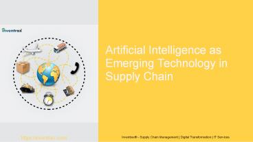 ArtificialIntelligenceasEmergingTechnologyinSupplyChain
