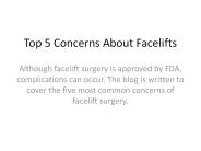 Top 5 Concerns About Facelifts