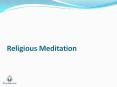 Religious Meditation PowerPoint PPT Presentation