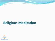 Religious Meditation