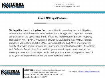 Top lawyers in India