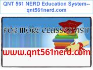 QNT 561 NERD Education System--qnt561nerd.com