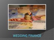 Why Wedding Finance Is Better Than Liquidating Assets