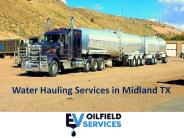 Water Hauling Services in Midland, TX