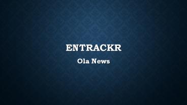 Entrackr-Startup News India