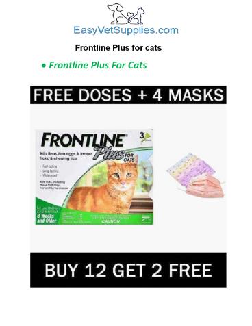 Frontline Plus For Cats - EasyVetsSupplies