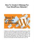 How To Create A Sitemap For Your WordPress Website? PowerPoint PPT Presentation