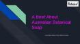 A Brief About Australian Botanical Soap PowerPoint PPT Presentation