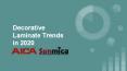 Decorative Laminate Trends in 2020 PowerPoint PPT Presentation