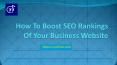 How To Boost SEO Rankings Of Your Business Website PowerPoint PPT Presentation