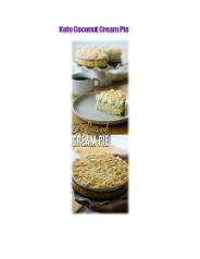 Low Carb Coconut Cream Pie