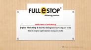 Search engine optimization Company India - Fullestop