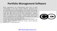 Portfolio Management Software PowerPoint PPT Presentation