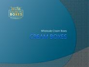 Printed Cream Boxes