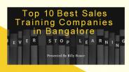 Top 10 Best Sales Training Companies in Bangalore