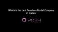 Which is the best furniture rental company in Dubai PowerPoint PPT Presentation