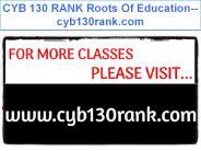 CYB 130 RANK Roots Of Education--cyb130rank.com