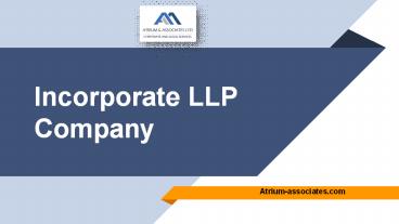 incorporate LLP company