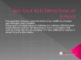 Are Your Kids Stress Free at School PowerPoint PPT Presentation