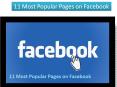 11 Most Popular Pages on Facebook PowerPoint PPT Presentation