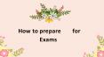 How to help your child prepare for exams PowerPoint PPT Presentation
