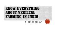 Know Everything About Vertical Farming in India