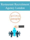Restaurant Recruitment Agency London PowerPoint PPT Presentation
