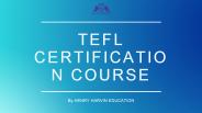 TEFL Certification Course | Henry Harvin Education