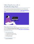 Yahoo Email error code 2: Troubleshooting and what is it? PowerPoint PPT Presentation