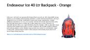 Camping backpacks