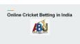 Alpha Book Jaipur is The Best Betting Site for Cricket in India PowerPoint PPT Presentation