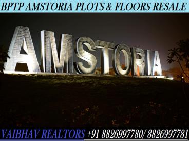 Bptp Amstoria Plots  LUTYENS PARK Plots  Resale 2025 Sq.ft  Dwarka Expressway Gurgaon Haryana