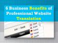 6 Business Benefits of Professional Website Translation PowerPoint PPT Presentation