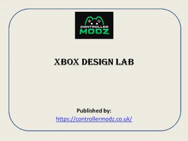 xbox design lab